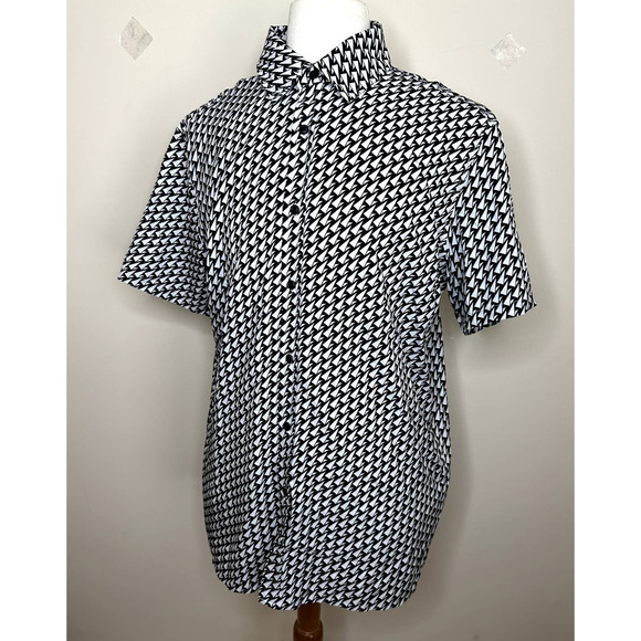 MENS SHIRT TOP BUTTON UP - Picture 2 of 10